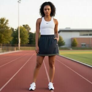 Nike Sportswear Icon Clash Colorblock Drawstring Skirt XXL Tennis Athleisure New